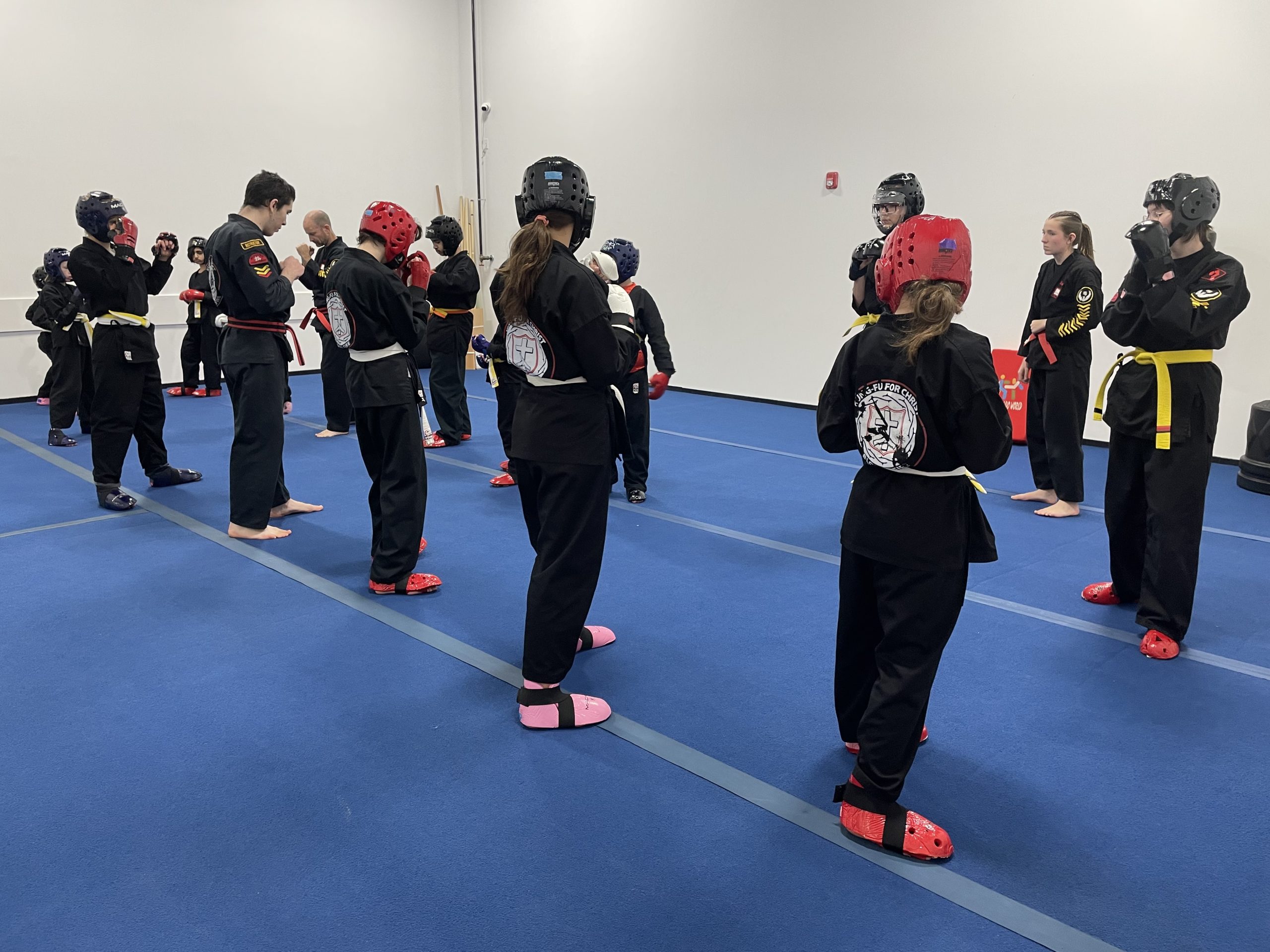 protective sparring equipment for students