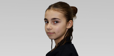 A photo of Kung Fu For Christ Student Isabella at age 12